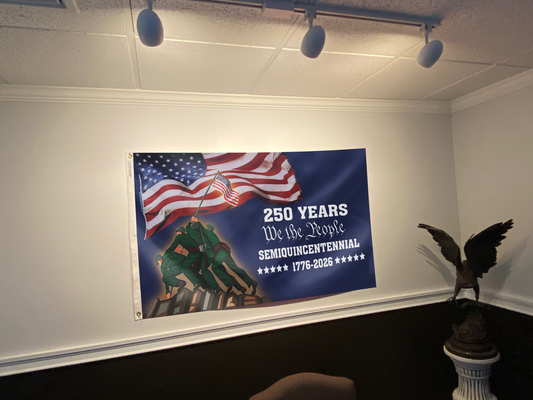 American 250 Years Semiquincentennial - We The People 1776-2026 Flag