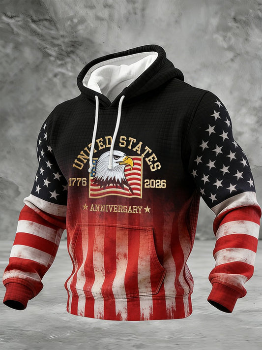 🎖️Men's US 250th Anniversary Commemorative Design Hoodie